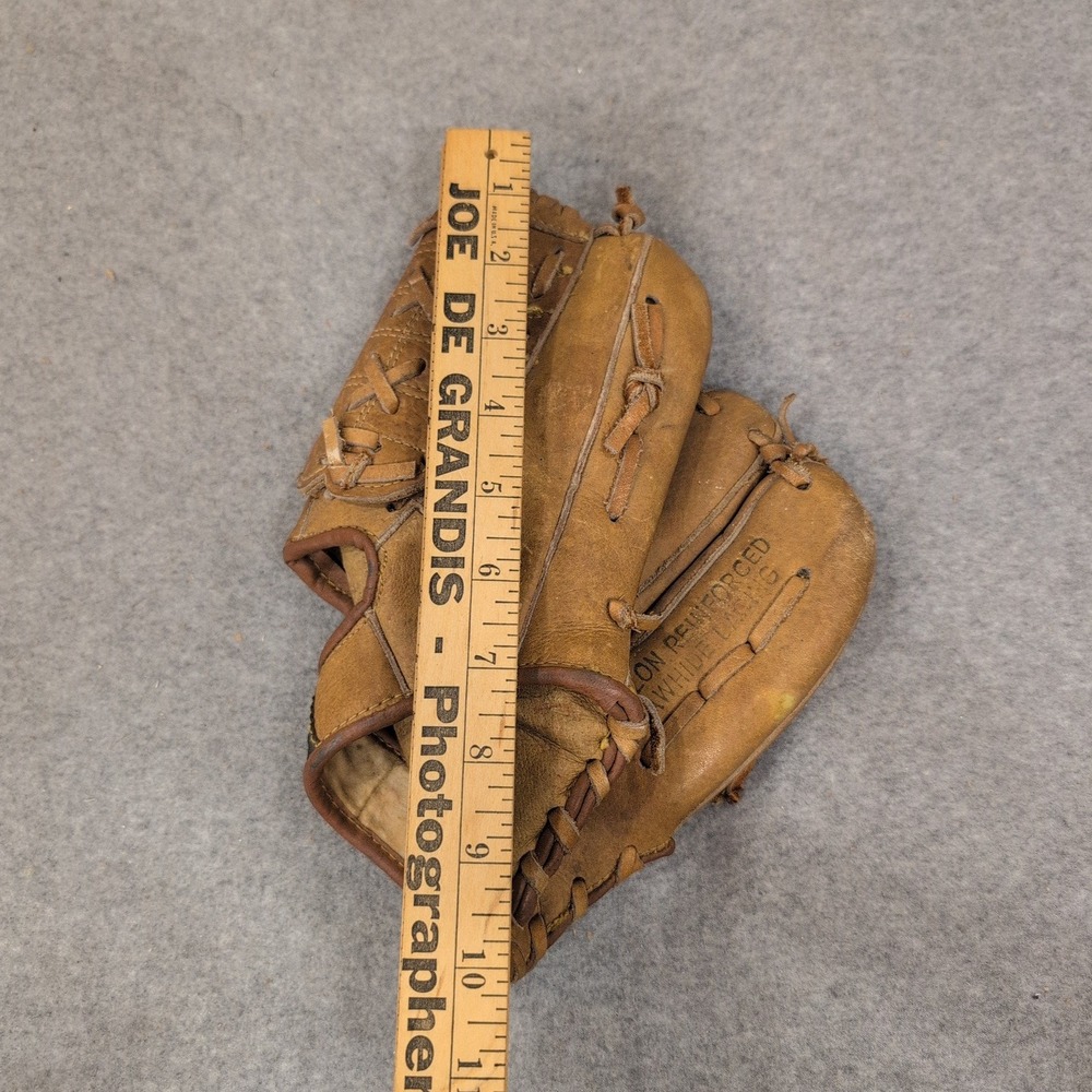 Diamond King S-204 Vintage Leather Baseball Glove Right Hand Throw Brown Japan - Picture 2 of 7